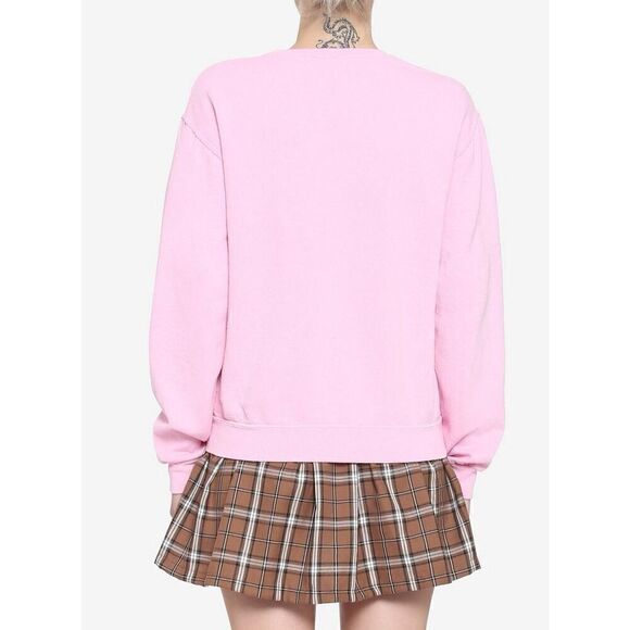 InuYasha Chibi Trio Puff Letters Girls Sweatshirt (Sm) - Picture 4 of 5